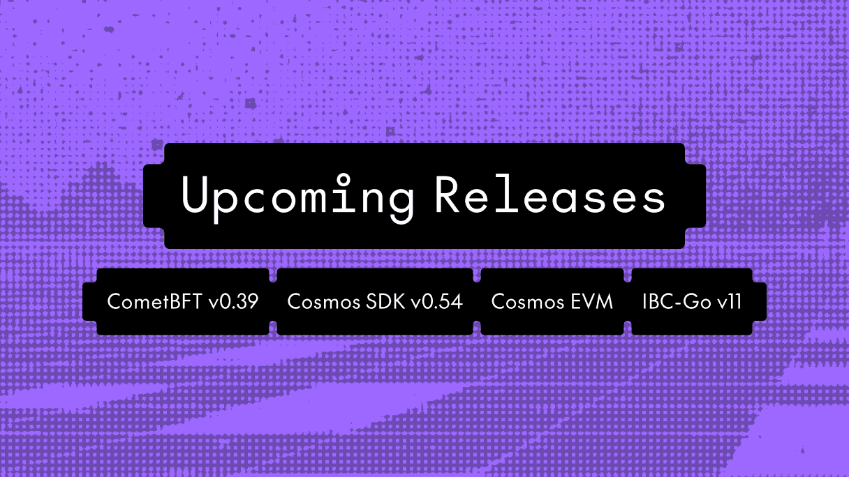 Upcoming releases cosmos stack 2026