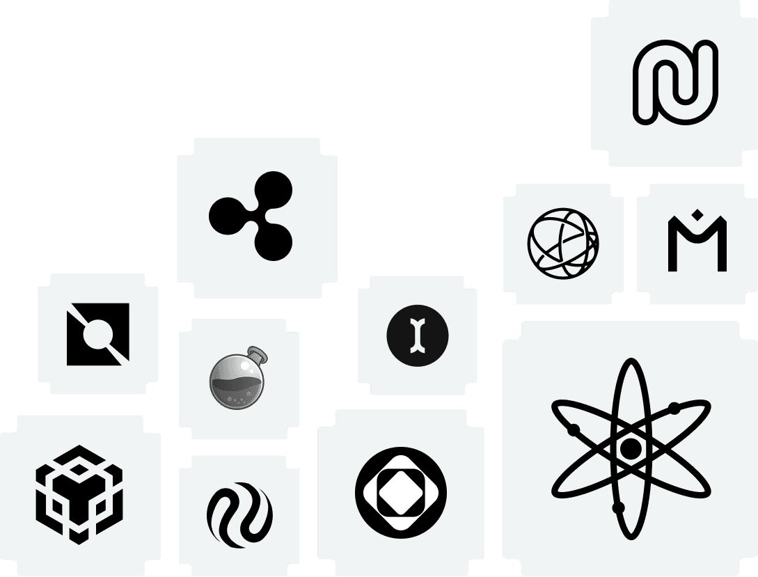 Tiles representing the Cosmos SDK landscape